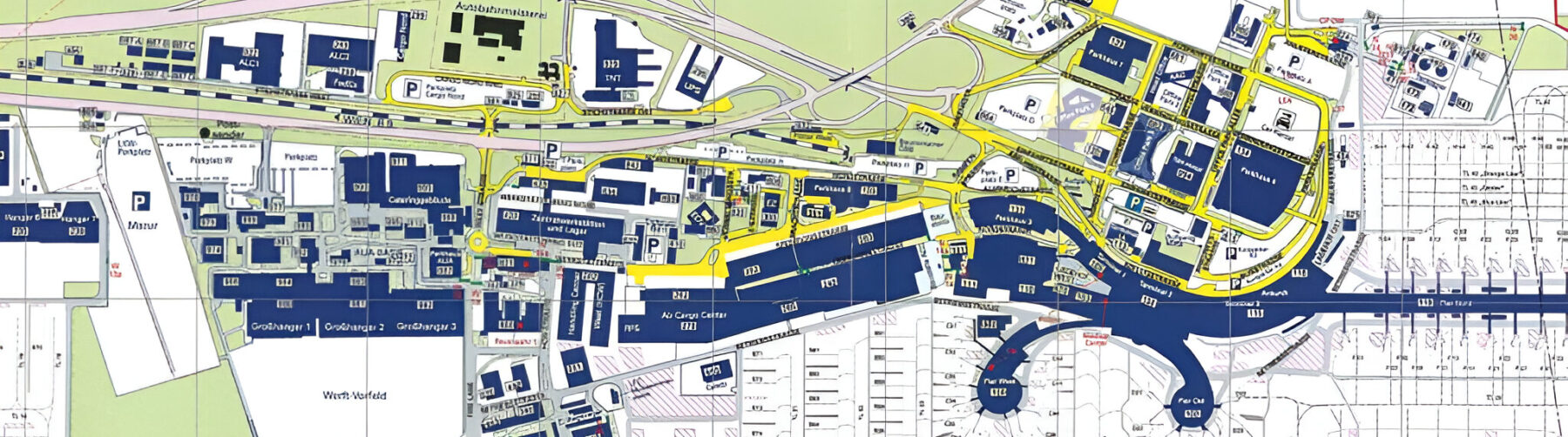Plan of the Vienna AirportCity