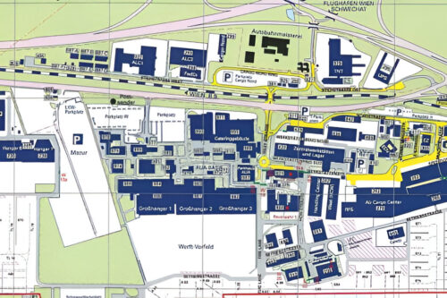 Plan of the Vienna AirportCity