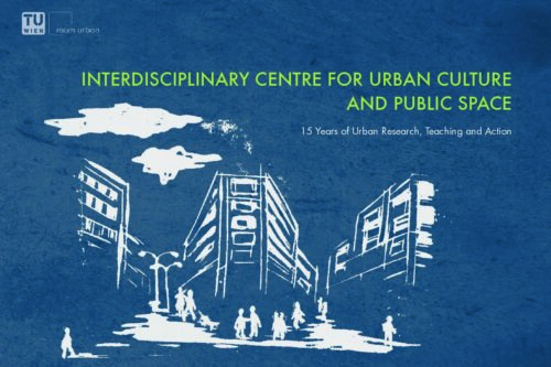 Bookcover of the 15-years Interdisciplinary Centre for Urban Culture and Public Space aniversary Publication.