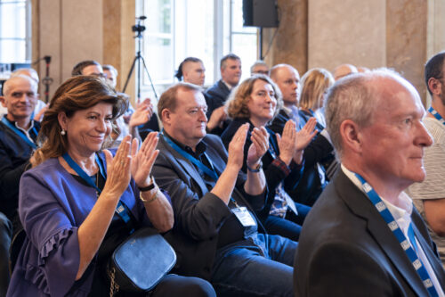 Participants during the opening ceremony