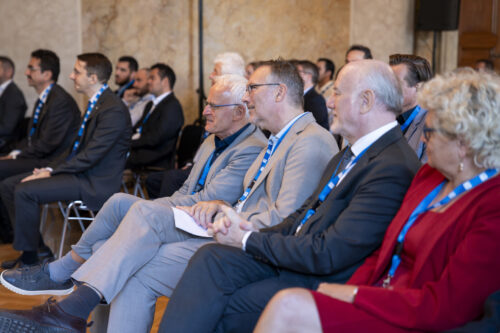 Participants during the opening ceremony