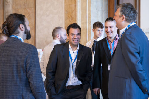 Participants before the opening ceremony