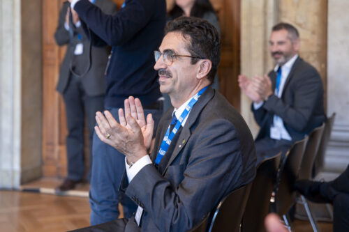 Participants during the opening ceremony