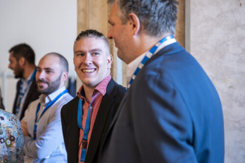 Participants before the opening ceremony