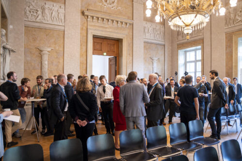 Participants before the opening ceremony