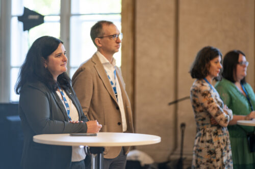 Participants during the opening ceremony