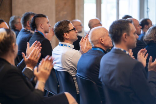 Participants during the opening ceremony