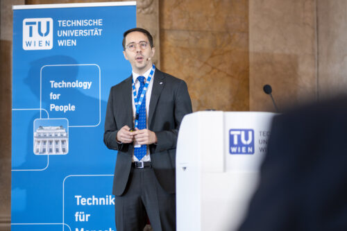 Markus Lukacevic giving his presentation
