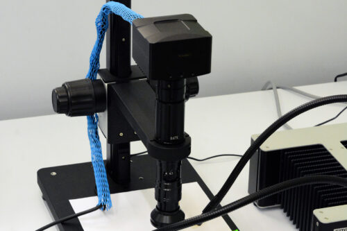 Picture of a microscope in the MMLAB Karlsplatz