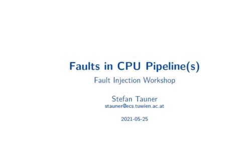 Title slides Stefan Tauner