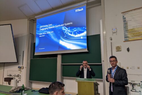 Prof. Steininger welcomed Wilfried Steiner