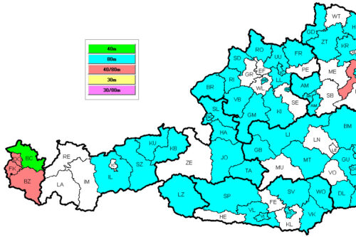 OE1XTU austria map final results