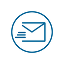 Symbol eines versendeten Umschlags