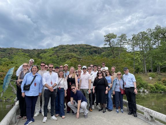 Gruppenbild in Kyoto