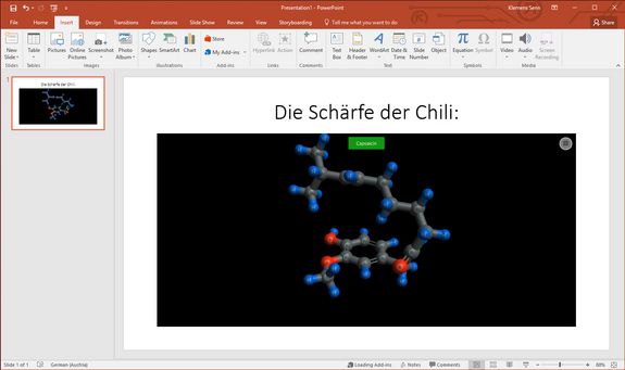 Ganz einfach lässt sich Waltzing Atoms in gewohnten Office-Programmen nutzen. Ganz einfach lässt sich Waltzing Atoms in gewohnten Office-Programmen nutzen.