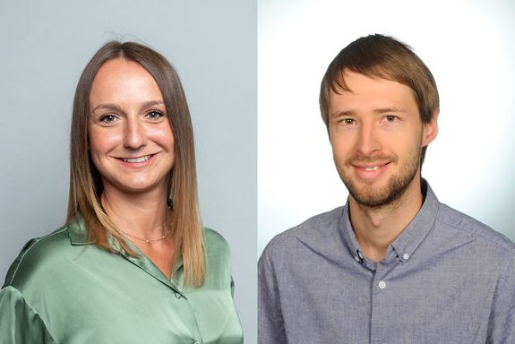 Portraitfotos der beiden Preisträger