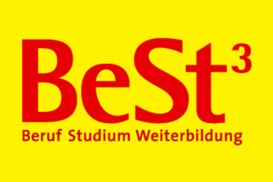 Logo "BeSt³ Beruf Studium Weiterbildung"