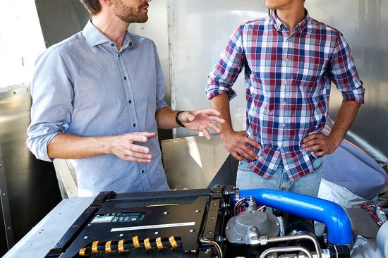 Dipl.Ing. Dominik Murschenhofer und Dipl.Ing. Dominik Kuzdas