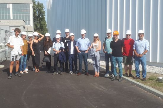 MSc Renewable Energy Systems Studierende bei der Exkursion zu Wien Energie