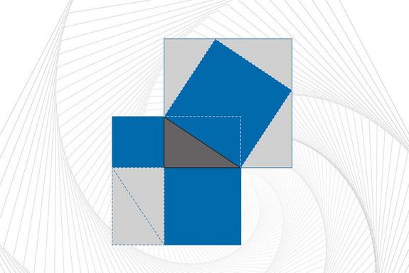 Geometrische Form - das Logo von TUForMath