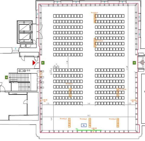 Kuppelsaal CAD Layout Cinema