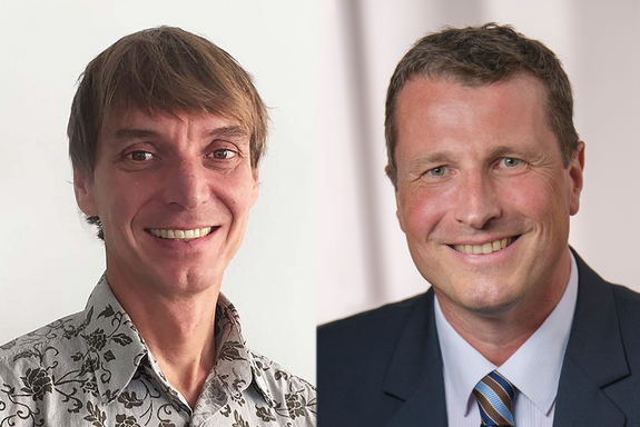 Porträtfotos von Wouter Dorigo und Wolfgang Wagner