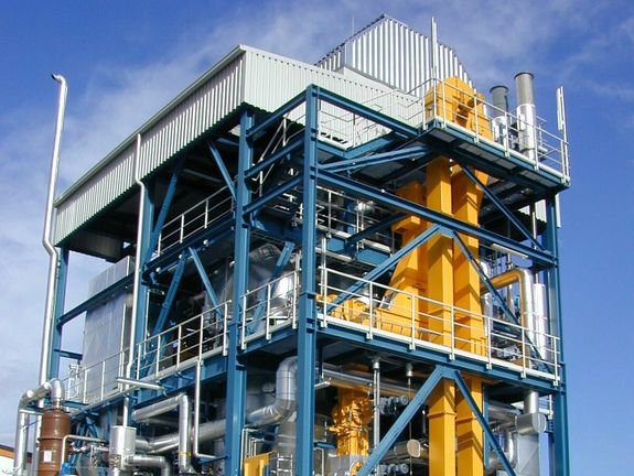 Vergasereinheit in Güssing - mit Know-How der TU Wien