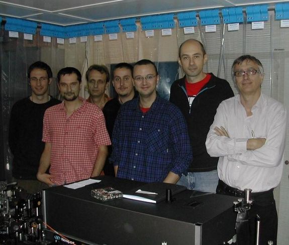 Die Mitglieder des THz-Labs von Professor Unterrainer (erster von rechts)