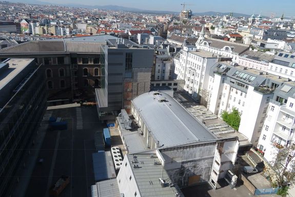 Campus Getreidemarkt - Bauteil BF Tonne im Sommer 2019