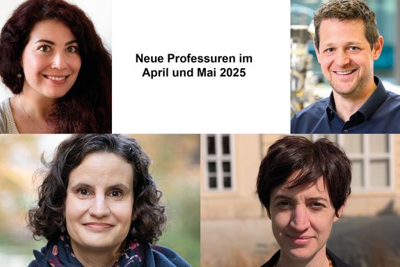 4 Porträts: Renata Raidou und Alexander Opitz (oben, von links) Astrid Weiss und Ottavia Zoboli (unten, von links)