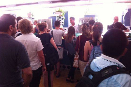 Reger Betrieb bereits am 1. Tag