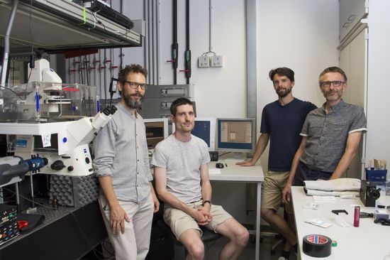 Mario Brameshuber, Benedikt Rossboth, Florian Baumgart und Gerhard Schütz (v.l.n.r.)