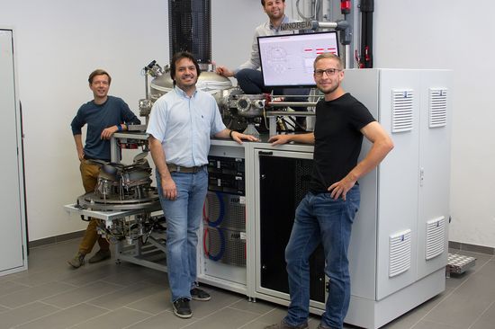 Helmut Riedl, Martin Melik-Merkumians, Philipp Ertelthaler, Stefan Rißlegger (v.l.n.r)