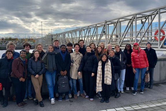 ETIA 18 Group at sewage plant Vienna