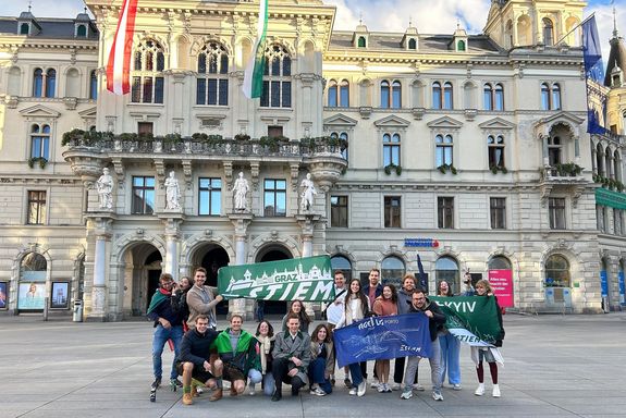 Gruppe Studierende Grazer Altstadt