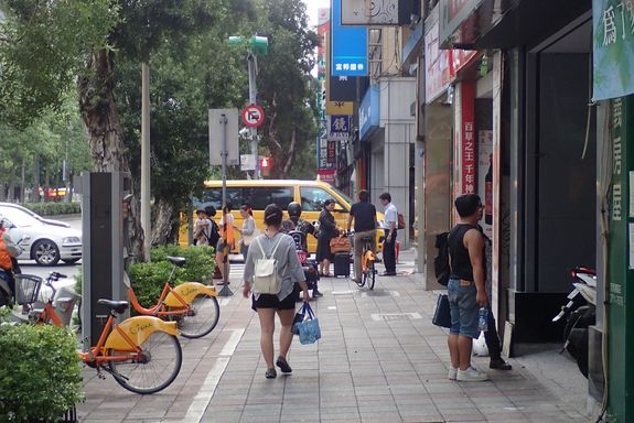 Taipehs Gehsteig