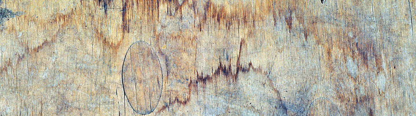 Oberflächen in rost und blau