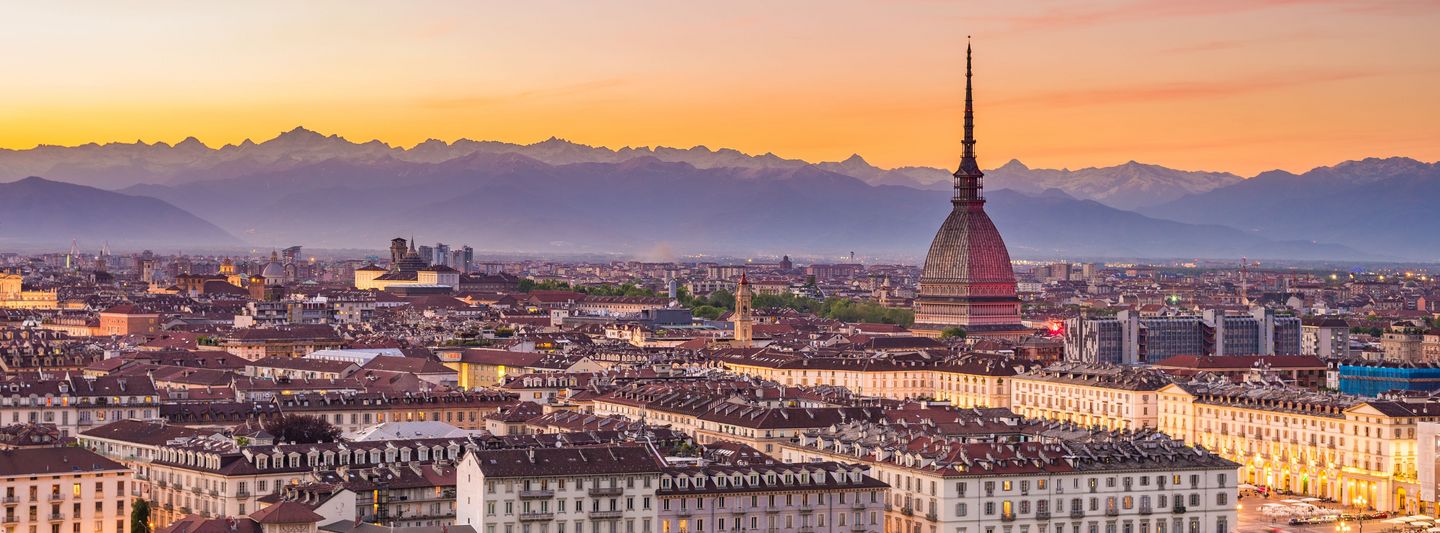 [Translate to English:] Skyline Turin