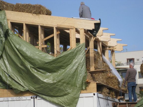 Der Öko-Prüfstand der TU Wien wird errichtet