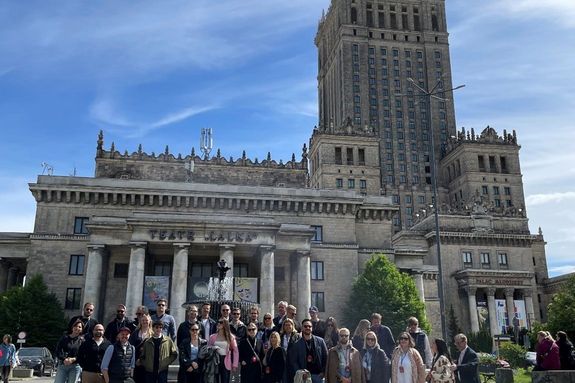 The group during sight seeing