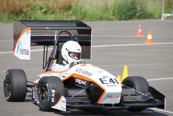TU Racing Team A sports car at Auto Racing.