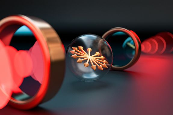 If the spins of phosphorus atoms in silicon are cleverly excited with microwave pulses, a so-called spin echo signal can be detected after a certain time. Surprisingly, this spin echo does not occur only once, but a whole series of echoes can be detected.