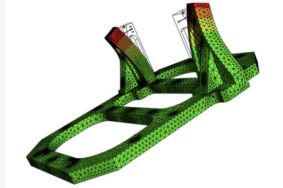 CERBSim – Simulation der Betrages der Deformation eines Bauteils unter Last