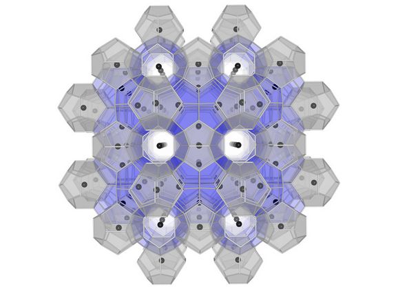 Atome in kleinen Teilstücken