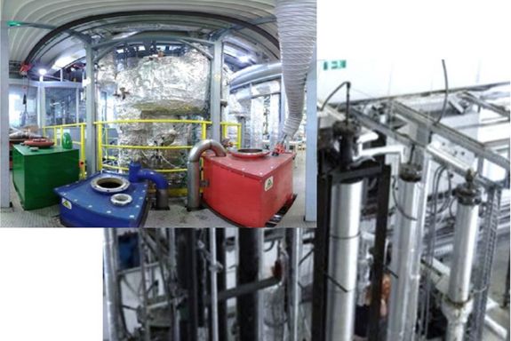 Parts of Dual Fluidized Bed Gasification plant
