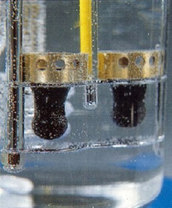 Bestimmung des Erweichungspunktes von Bitumen (konventionelles Schema)