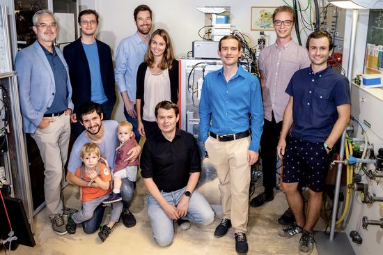 Gruppenfoto im Labor