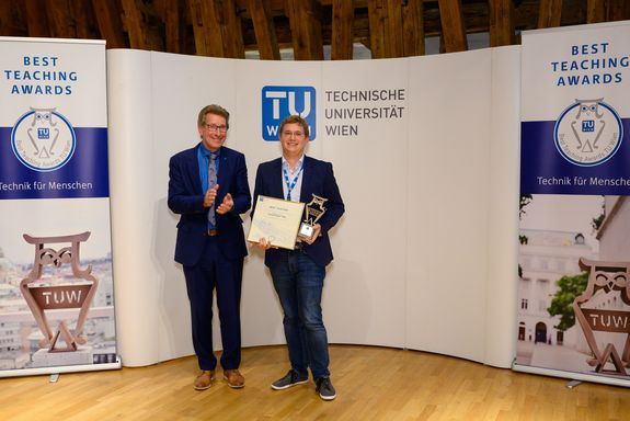 Best Teacher Daniel Hauer (Fakultät für Elektrotechnik und Informationstechnik)