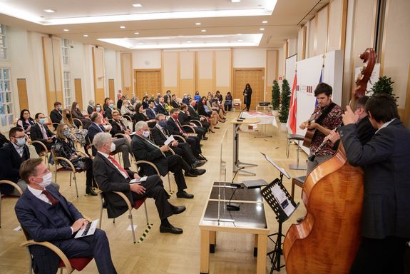 The graduation ceremony at the DA