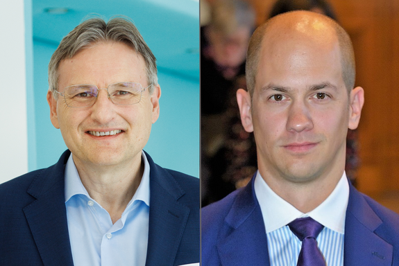 Portraitfotos von Andreas Kugi (links), Ernst Karl Csencsics (rechts)